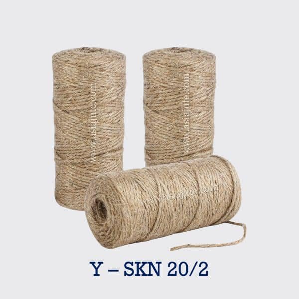 20 Lbs 2 Ply Sacking Quality Jute Yarn - CB CRM CRX CRP CRT HESSIAN AXMINSTER RCI QUALITY JUTE YARN MANUFACTURER - JUTE SPINNING INDUSTRY - JUTE TWINE & SPOOL - JUTE ROPE