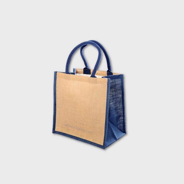 6912-Natural Blue Jute Bag-Best Selling Jute Sack Bags-Environmentally Friendly Natural-Bangladesh Jute Bag-Standard B-Twill-Binola-DW-Double Warp-Hessian-Burlap-Fabrics-Yarn-Spinning-Sacking
