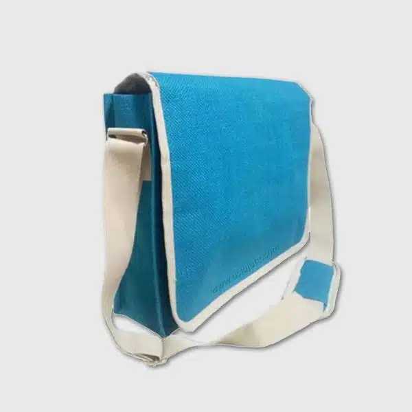 80122-Messenger Jute Bag-Best Selling Jute Sack Bags-Environmentally Friendly Natural-Bangladesh Jute Bag-Standard B-Twill-Binola-DW-Double Warp-Hessian-Burlap-Fabrics-Yarn-Spinning-Sacking