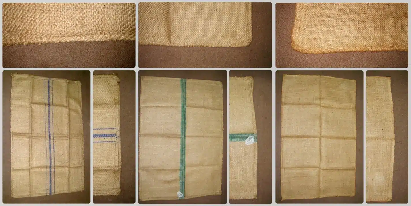 GONI by Mavazi for Men, Type : Arabica/ tote bag ( material : leather &  jute/ gunny - application: Timorese ikat woven ( sack ) - pa… | Jute bags,  Burlap tote, Bags