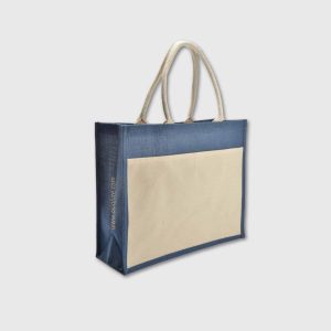 7274-Front Pocket Bag-Best Selling Jute Sack Bags-Environmentally Friendly Natural-Bangladesh Jute Bag-Standard B-Twill-Binola-DW-Double Warp-Hessian-Burlap-Fabrics-Yarn-Spinning-Sacking-Superior to the Jute Industry-The Most Popular Jute Mills