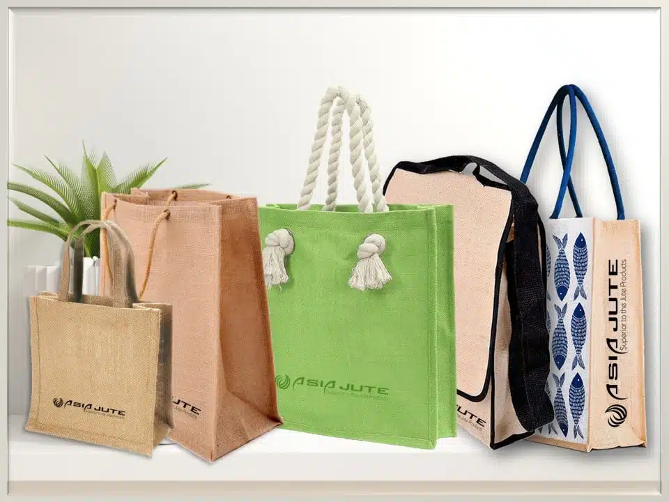 5 1 FREE Jute Bags Medium Size Hessian Luxury Plain Tote Natural Eco  Reusable
